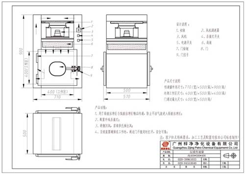 自凈式傳遞窗設(shè)計方案圖